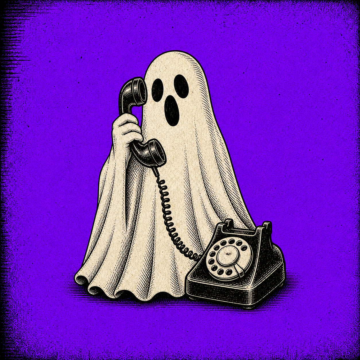 A ghost on the telephone
